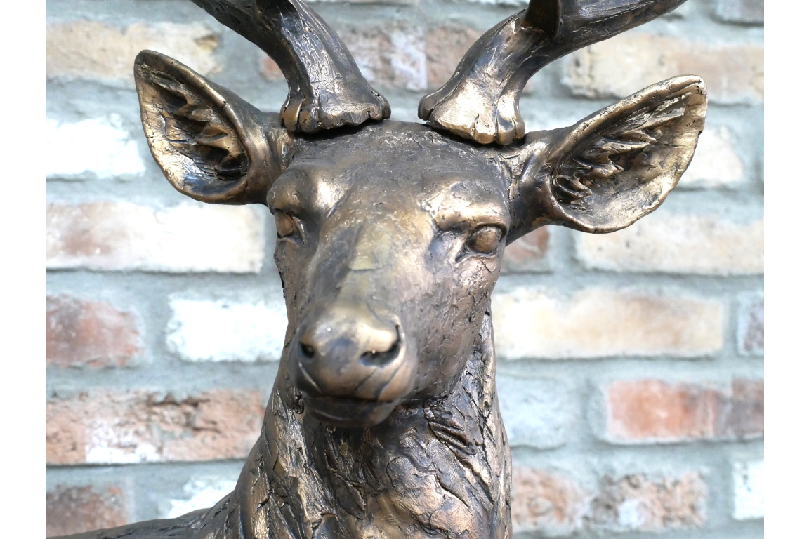 A STANDING STAG FIGURE