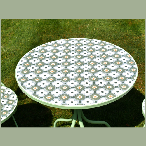 'Chilton' Mosaic Green Tea for Two Set