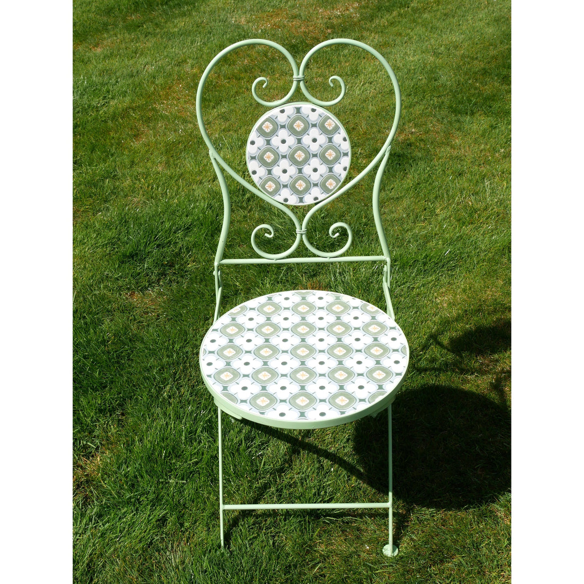 Eynsham Sage Green Mosaic Tea for Two Set