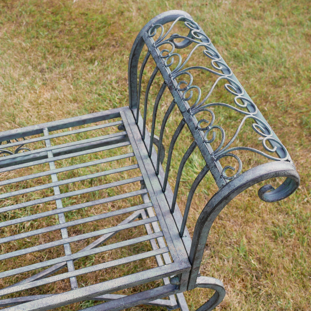 Kelmscott Scroll-End Backless Garden Bench