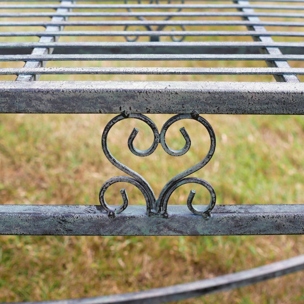 Kelmscott Scroll-End Backless Garden Bench