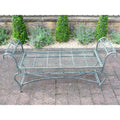 Kelmscott Scroll-End Backless Garden Bench