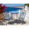 Mykonos Blue Mosaic Tea for Two Set
