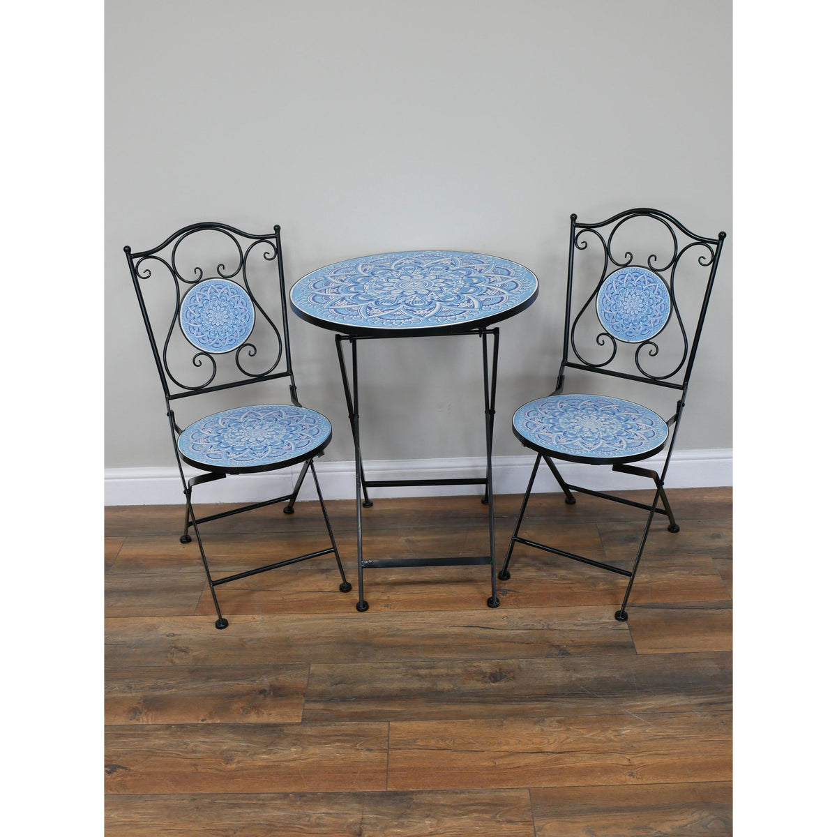 Mykonos Blue Mosaic Tea for Two Set
