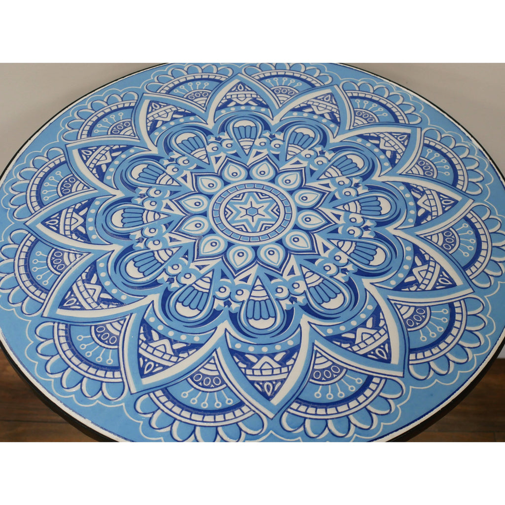 Mykonos Blue Mosaic Tea for Two Set