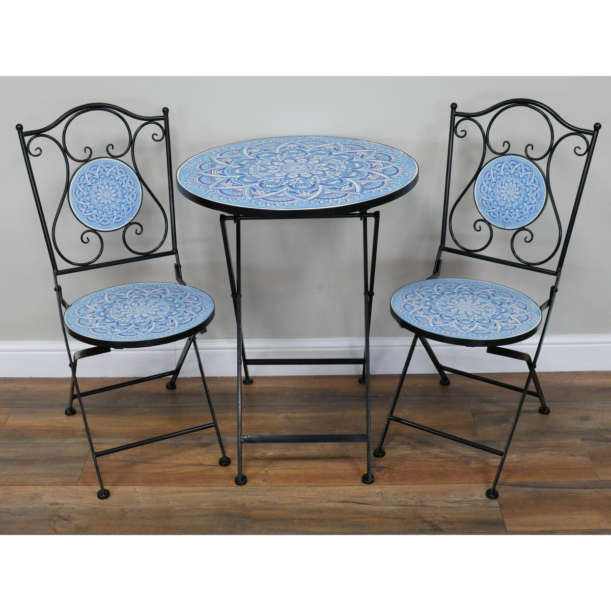 Mykonos Blue Mosaic Tea for Two Set