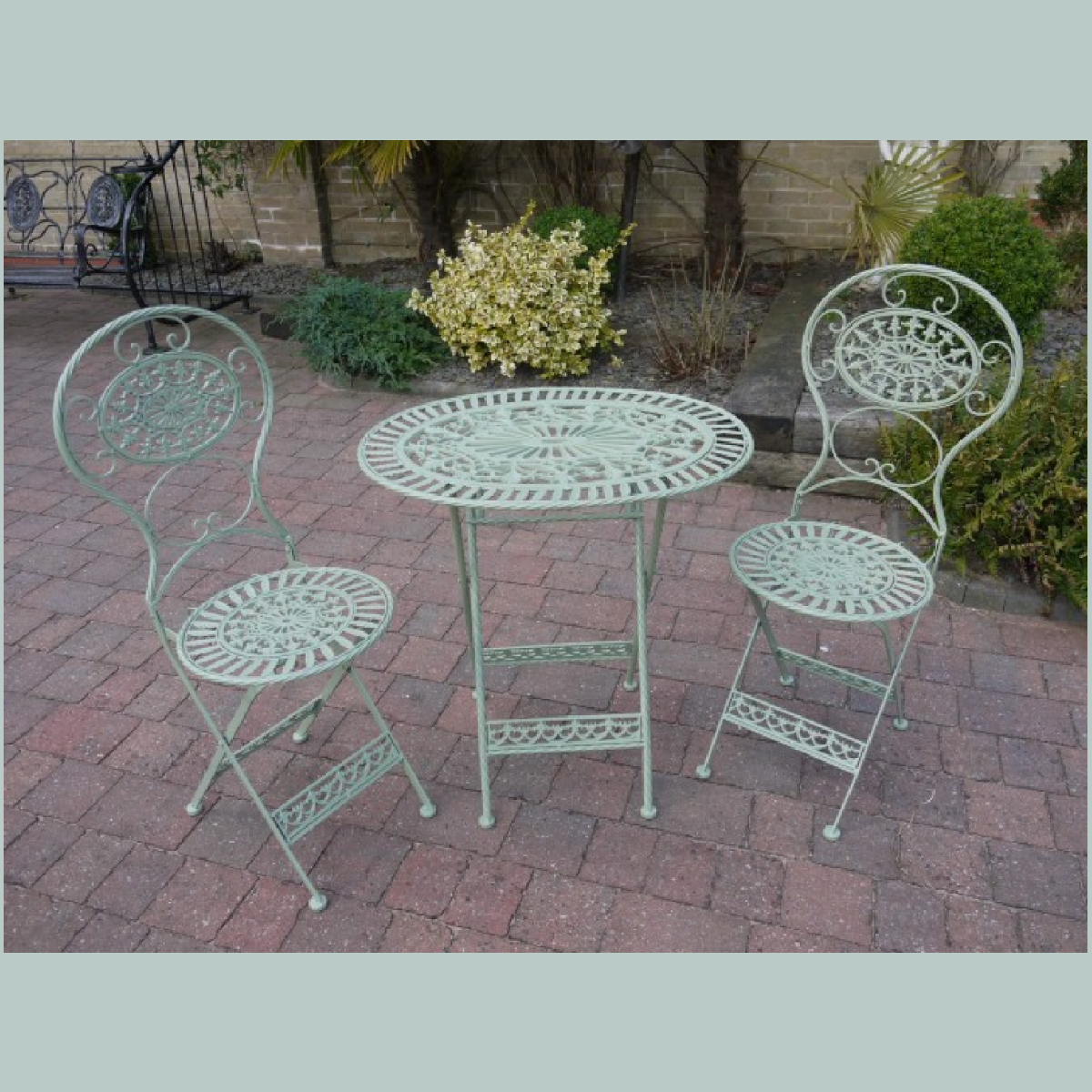 Ironbridge Antique Green Tea For Two Set