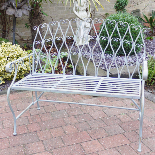 The 'Bampton' Green Garden Bench