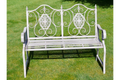 ASTOR Rustic Grey Wash Finish Garden Bench