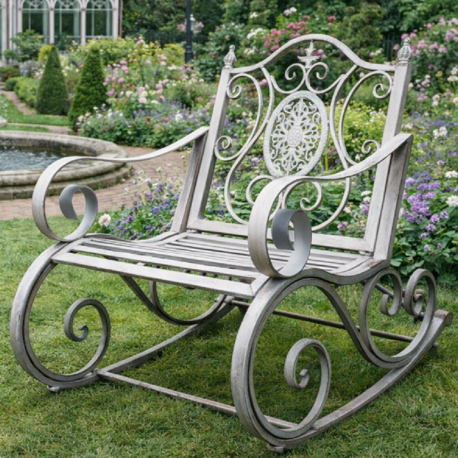The 'Astor' Garden Rocking Chair