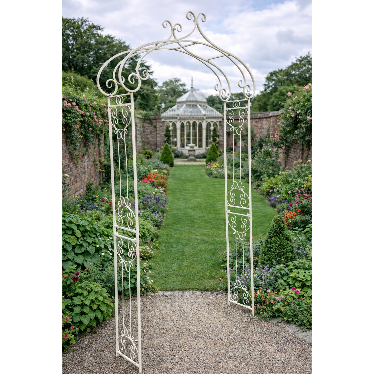 Hanborough Antique Cream Garden Arch