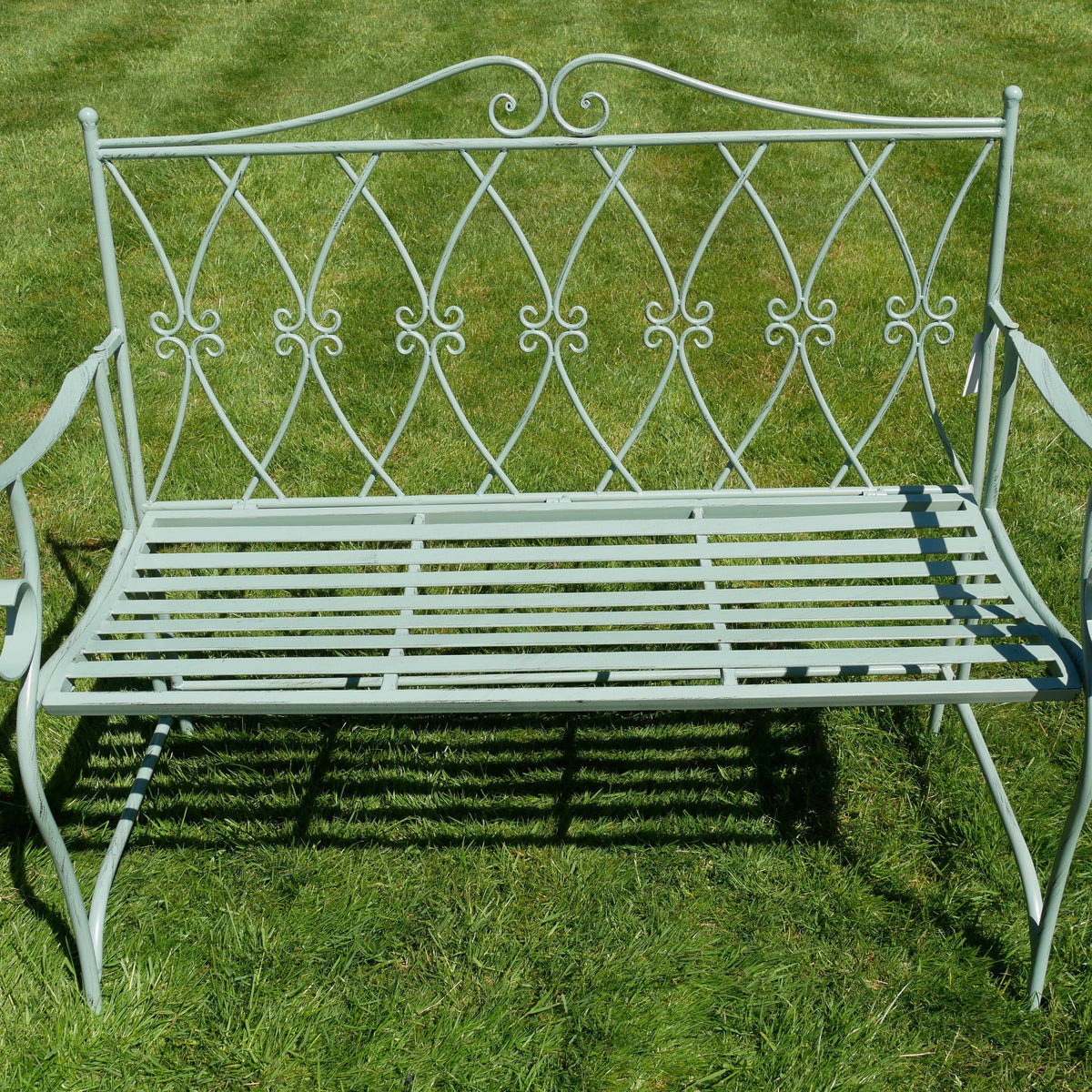 Shipton Pistachio Green Garden Bench