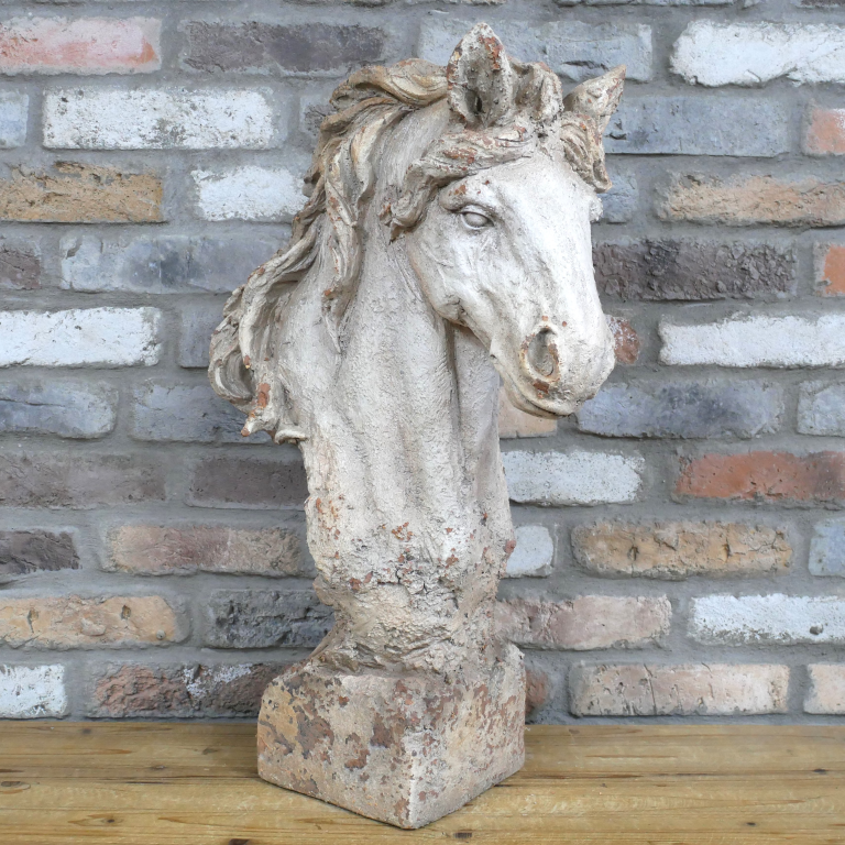 CLASSICAL STYLE HORSE HEAD BUST