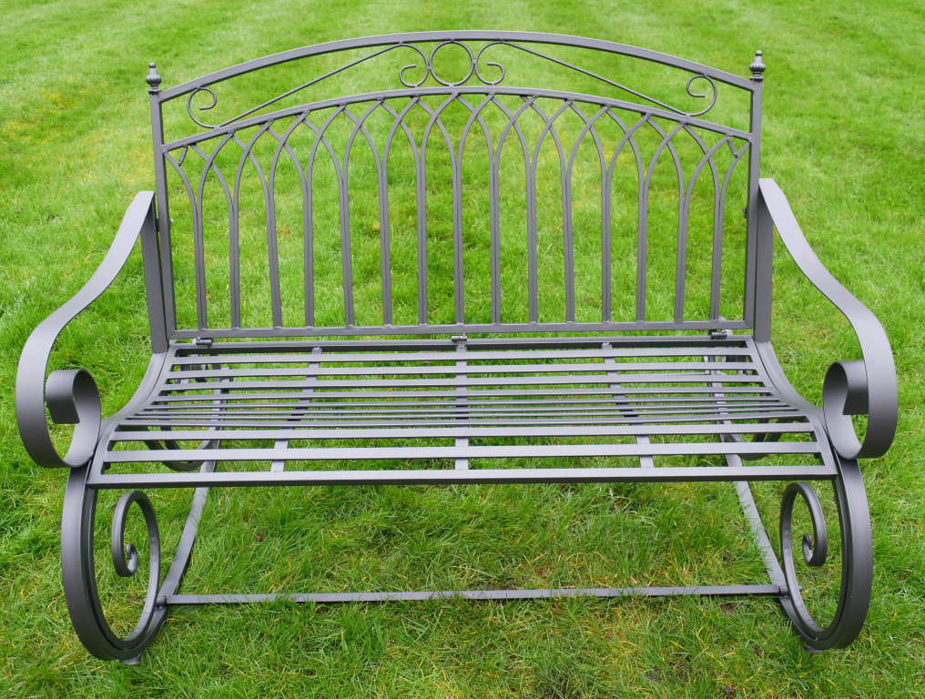 Grosvenor Grey Rocking Bench
