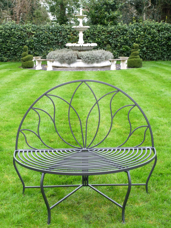 Evesham Dark Grey  Garden Bench