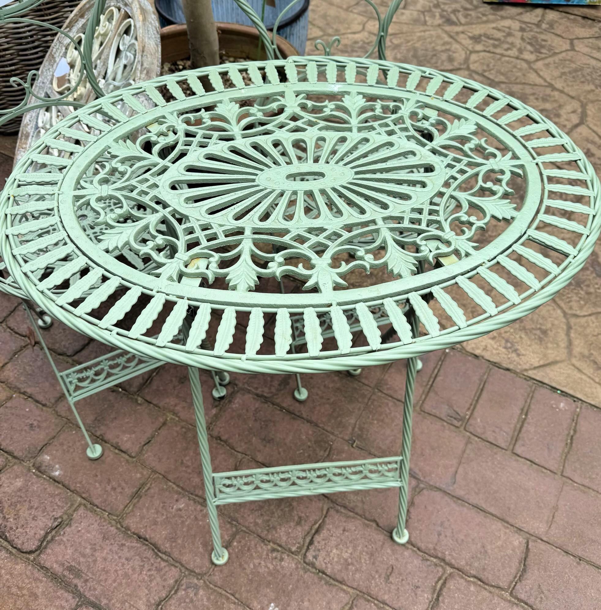 Ironbridge Antique Green Tea For Two Set