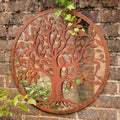 Bird Tree Wall Plaque Mirror