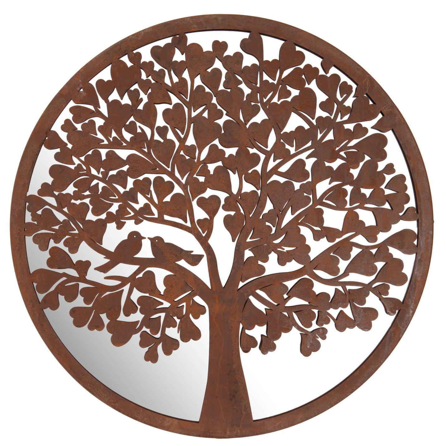 Heart Wall Plaque Mirror